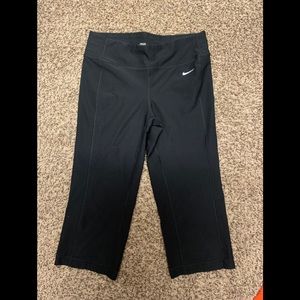 Nike black capris